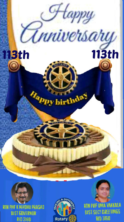 113th Rotary Birth Anniversary 2018