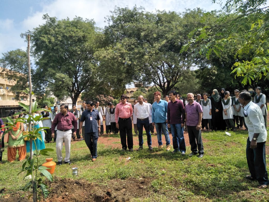 Tree Plantation by Satellite Club of Kalyan Historic Rotary Club bidar