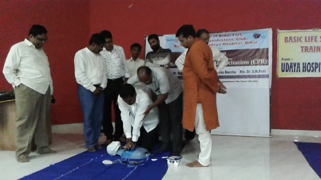 Rotary organised basic life support workshop in Bidar